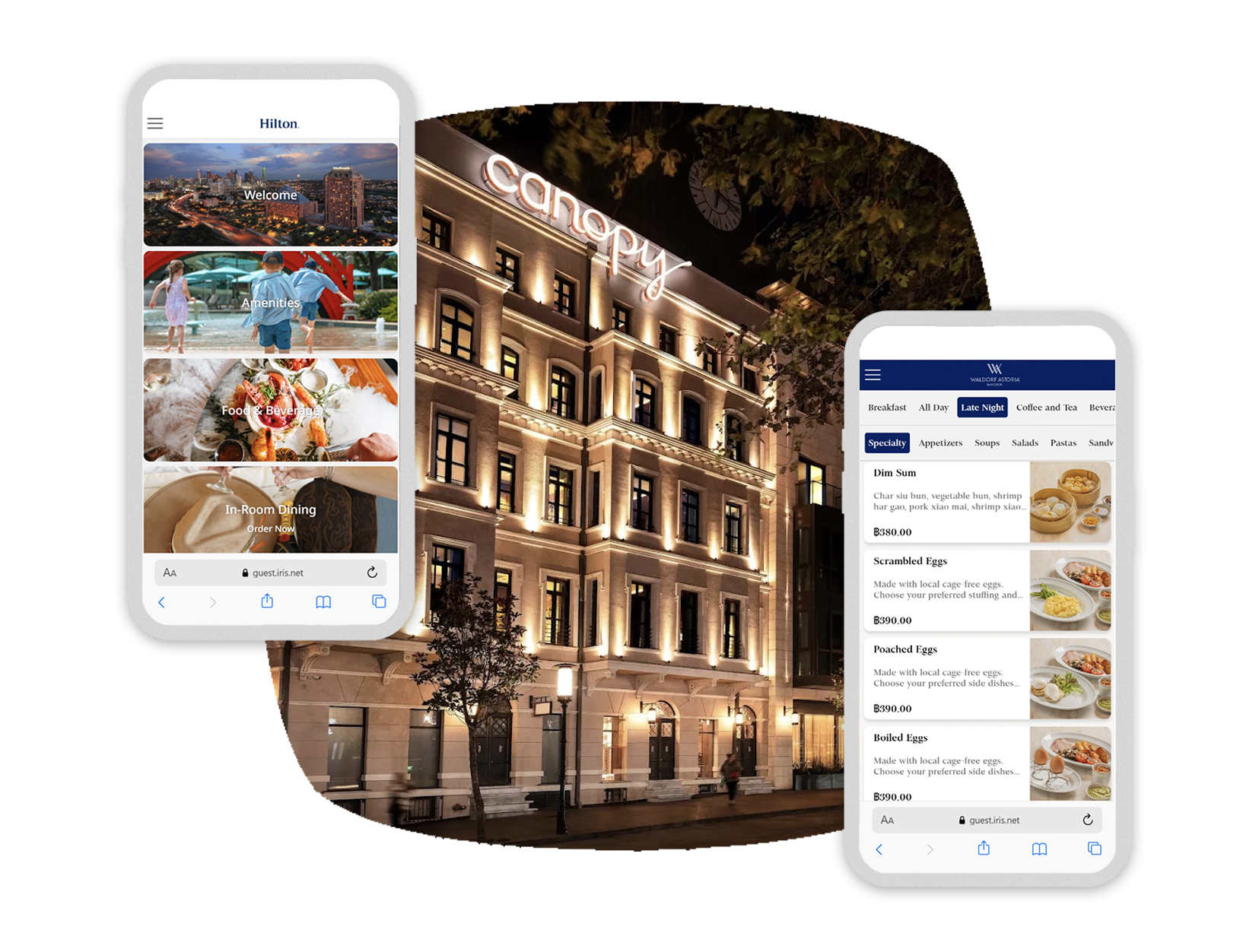 Hilton Header Image 2 Phones